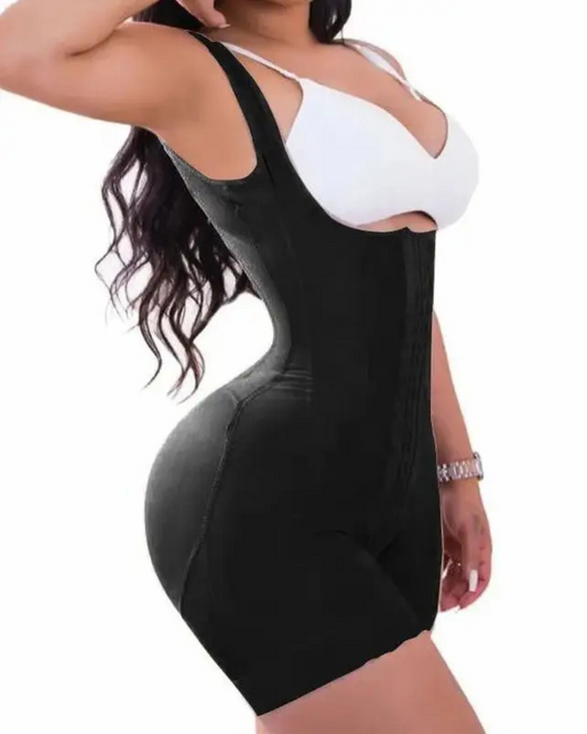 Body de Dupla Compressão Controlo da Barriga Aperto com Gancho e Controlo do Ventre®
